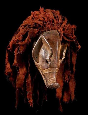 Masker - Mwana Ngulu - Chokwe - Angola, Kongo, Sambia, Antiquités & Art