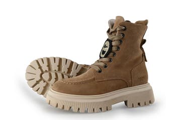 Nubikk Veterboots Meisjes in maat 30 Bruin, Verzenden, Jongen of Meisje, Nubikk, Schoenen