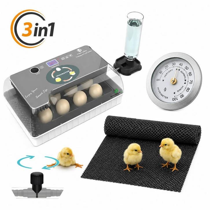 Slimme Broedmachines Expert Volautomatisch + GRATIS eieren, Animaux & Accessoires, Volatiles | Accessoires, Envoi