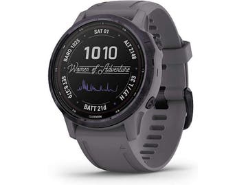 Garmin Fenix 6S 42 mm grijs met een siliconen polsband grijs, Verzenden