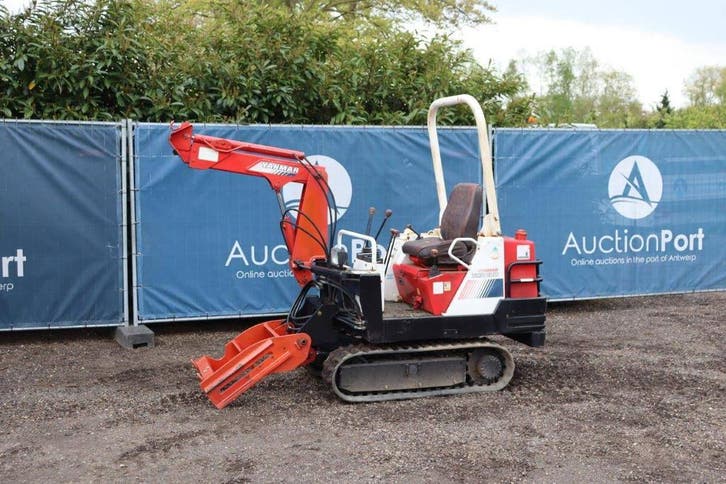Veiling: Minikraan Yanmar YMD100 Diesel 20pk, Zakelijke goederen, Machines en Bouw | Pompen en Compressoren, Ophalen