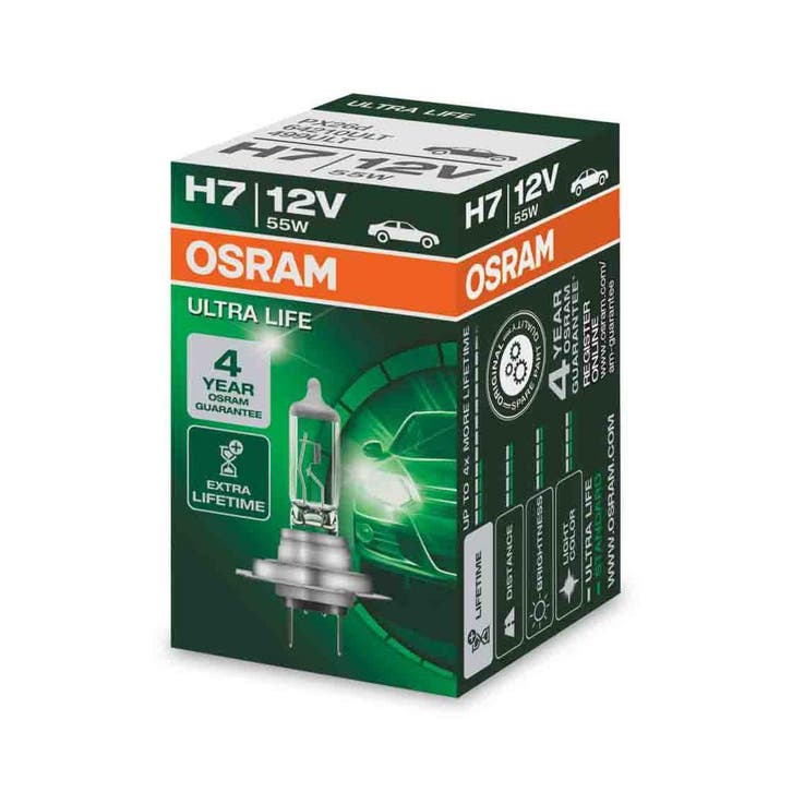 Osram H7 Halogeenlamp 12V 55W PX26d Ultra Life, Auto-onderdelen, Verlichting, Nieuw, Ophalen of Verzenden