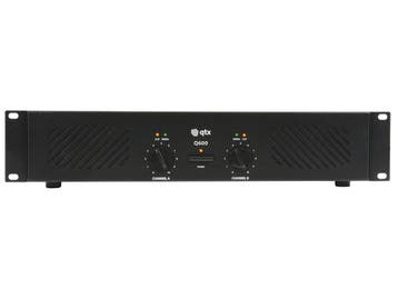 QTX Q600 Stereo Eindversterker 2 X 300 W Piek 19 Inch 2 HE, Nieuw