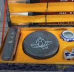 Chinese Calligraphy Set with Brushes, Inkstone & Accessories, Antiquités & Art, Antiquités | Jouets