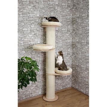 Krabpaal dolomit tower, Ø38 cm, hoogte 187 cm, beige - kerbl, Animaux & Accessoires, Accessoires pour chats
