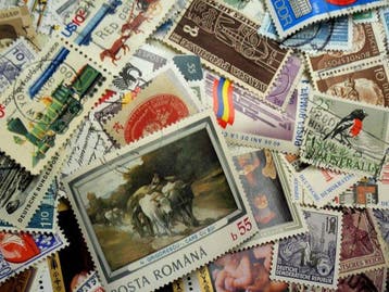 Wereld - Duizenden postzegels uit de hele wereld en, Postzegels en Munten, Gestempeld