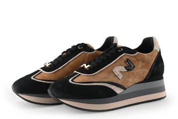 Nathan Baume Sneakers in maat 37 Zwart, Verzenden, Zwart, Zo goed als nieuw, Sneakers