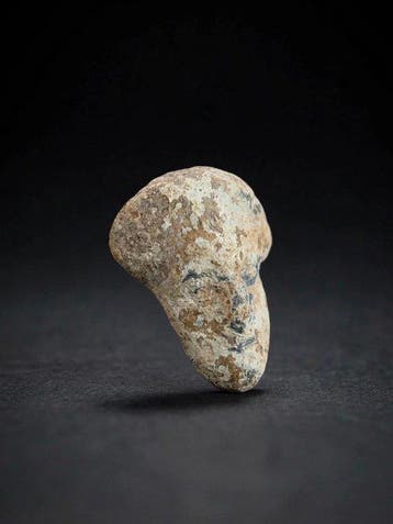 Grec ancien, hellénistique Bronze patiné Figure - 3 cm (Sans