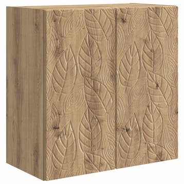 vidaXL Wandkast Artisanaal eiken 59 x 31 x 60 cm Bewerkt, Verzenden, Nieuw