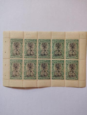 Belgisch-Congo - Blokken en velletjes MNH Congo Belge, Gestempeld