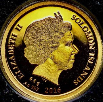 Îles Salomon. 1 Dollar 2016 Temple of Artemis - Greece -