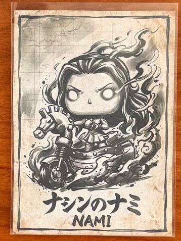 Funko - Funko Pop -One Piece - Nami with White Hobby Horse
