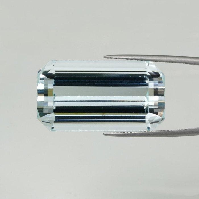 1 pcs Bleu, Vert Aigue-marine - 59.94 ct - Gemological, Handtassen en Accessoires, Edelstenen