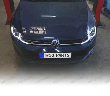 PHARES VOLKSWAGEN VW GOLF 7 12-17 DRL DYNAMIQUES NOIR LOOK 7, Verzenden, Nieuw
