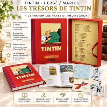 Tintin - Les trésors de Tintin + 22 facs similés - 1 Album -, Livres