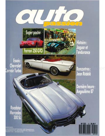 1987 AUTO PASSION TIJDSCHRIFT 12 FRANS, Ophalen of Verzenden
