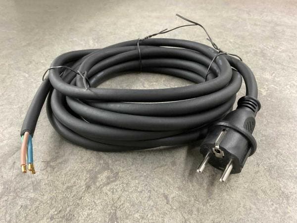 Veiling - 2x Interelek machinekabel neopreen 5m H07RN-F 3G2,, Doe-het-zelf en Bouw, Elektriciteit en Kabels