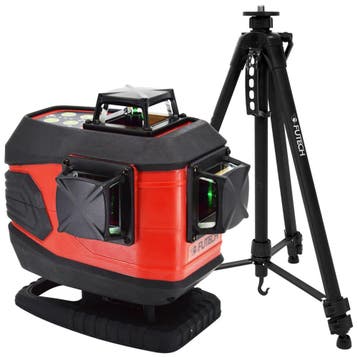 Futech MultiCross 4D Groen | 4x360° | SERVO | 1mm@10m | SET!, Doe-het-zelf en Bouw, Ophalen of Verzenden, Nieuw