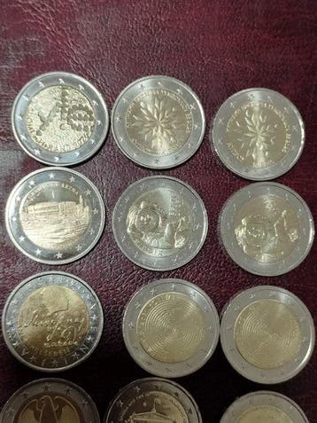 Europe. 2 Euro 2024/2026 (15 coins) (Sans prix de réserve)