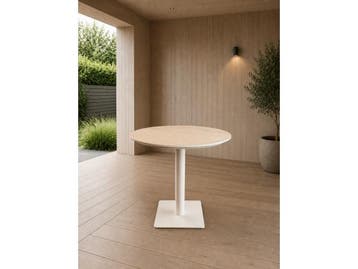 Veiling - Flora outdoor tafel 80Ø - Creme, Nieuw