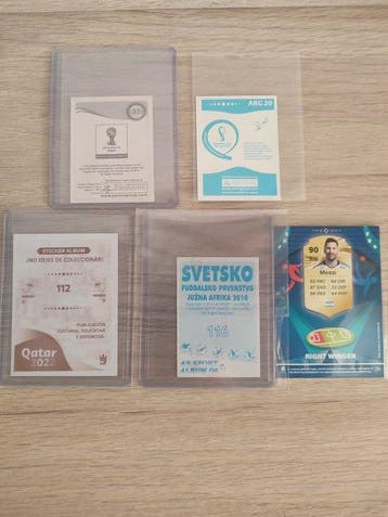 2010, 2014, 2022 Panini World Cup Stickers, Qatar 2022