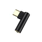 DrPhone SoundL Pro - Type-C naar 3.5mm Adapter – 90 Graden, Verzenden
