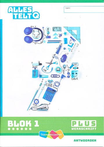Alles Telt Q Antwoorden Werkschrift Plus blok 1 groep 7, Verzenden