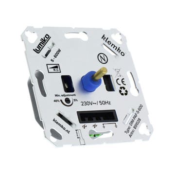 Klemko Lumiko Dimmer - 891028, Doe-het-zelf en Bouw, Verzenden, Nieuw
