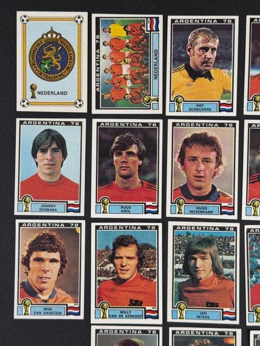 1978 Panini Argentina 78 World Cup, - Nederland complete, Verzamelen, Stickers