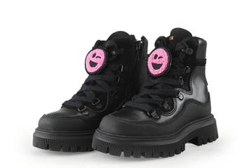 Nubikk Veterboots Meisjes in maat 25 Zwart, Kinderen en Baby's, Verzenden, Jongen of Meisje, Nubikk, Schoenen