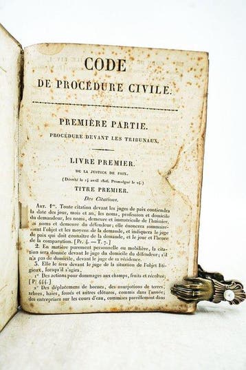 Napoléon - Code de procédure civile - 1806