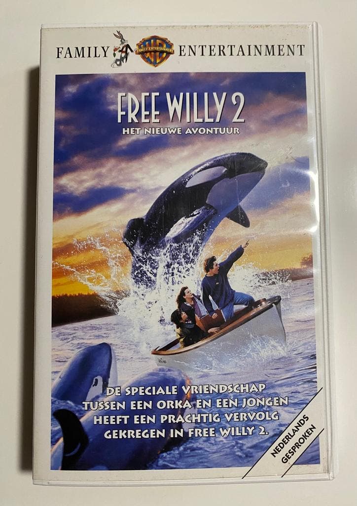 FREE WILLY 2: HET NIEUWE AVONTUUR (VHS), Cd's en Dvd's, VHS | Film, Gebruikt
