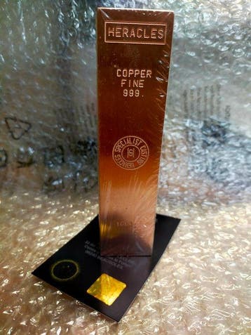1 kilogramme - Cuivre .999 - Fonderie Heracles Francia -