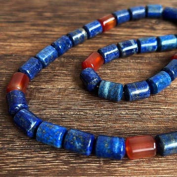 Afghaanse lapis lazuli ketting - 138g - 1900-2000
