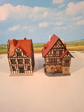 Vollmer, Faller H0 - Modeltreingebouwen (5) - vakwerkhuizen, Hobby en Vrije tijd, Nieuw