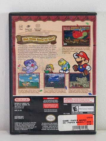 Nintendo - Gamecube - Paper Mario: The Thousand-Year Door -, Nieuw