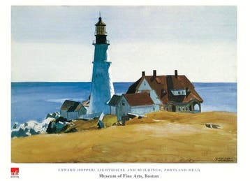 Edward Hopper - “Lighthouse and Buildings, Portland Head,