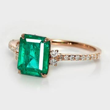 Sans prix de réserve - Bague - 14 carats Or rose, IGI 1,99, Nieuw