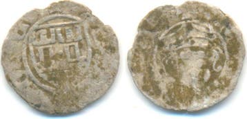 Pfennig auf Wuerzburger Schlag Fulda Bistum: Friedrich vo..., Verzenden