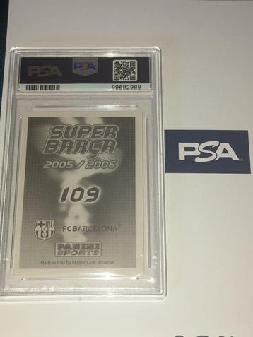 2005/06 Panini Super Barça Lionel Messi 109 Autógrafo - 1, Nieuw