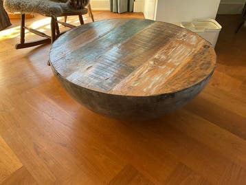Rustique - de Troubadour - Salontafel (2) - Zink, recycled