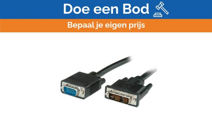Bieden: DVI-I to VGA Marine Display Cable - 3m - K5436.3, Sports nautiques & Bateaux, Instruments de navigation & Électronique maritime