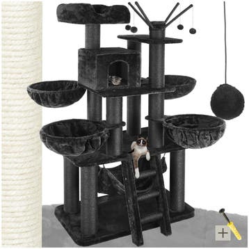 Krabpaal Gismo 195cm - zwart, Verzenden, Nieuw
