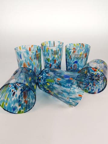 Secoloventesimo - Drinkservies (6) - LAGUNA - Glas - 6 Goti