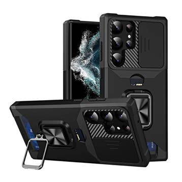 Samsung Galaxy A13 - Card Slot Hoesje met Kickstand en, Verzenden
