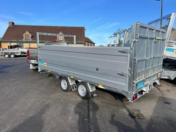 TwinTrailer **Kipper en machine trailer in één!**, Ophalen, Nieuw