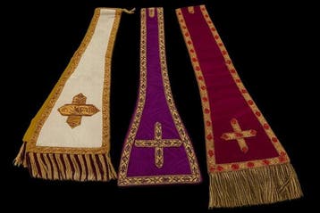 Religieuze en spirituele objecten (3) - Zijde, Brokaat,