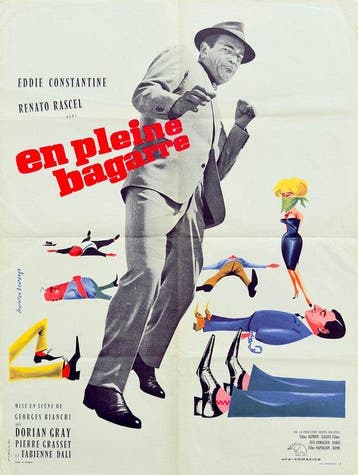 Eddie Constantine - En pleine bagarre - Original French, Nieuw