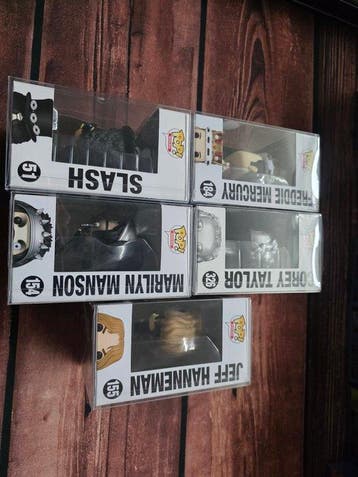 Funko - Funko Pop - Slash; Freddie Mercury; Marilyn Manson;, Antiek en Kunst