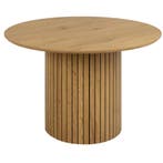 De Rebellenclub Tolne Eetkamertafel - Ø120 Cm - Eiken -, Huis en Inrichting, Tafels | Eettafels, Japandi, 100 tot 150 cm, Verzenden